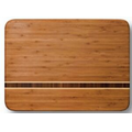 Totally Bamboo - Martinique Cutting Board - Dark Endgrain Inlay with Laser Engraving
